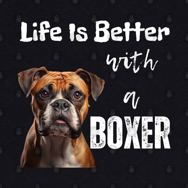 Life Is Better with a Boxer by FehuMarcinArt